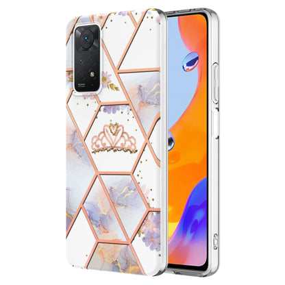 Splicing Marble Flower Pattern TPU Phone Case, For OPPO Realme C21Y, For Xiaomi Redmi Note 11 Pro 5G / 4G, For Xiaomi Redmi Note 11S/ Note 11 4G, For Samsung Galaxy A73 5G