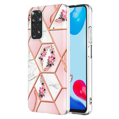 Splicing Marble Flower Pattern TPU Phone Case, For OPPO Realme C21Y, For Xiaomi Redmi Note 11 Pro 5G / 4G, For Xiaomi Redmi Note 11S/ Note 11 4G, For Samsung Galaxy A73 5G