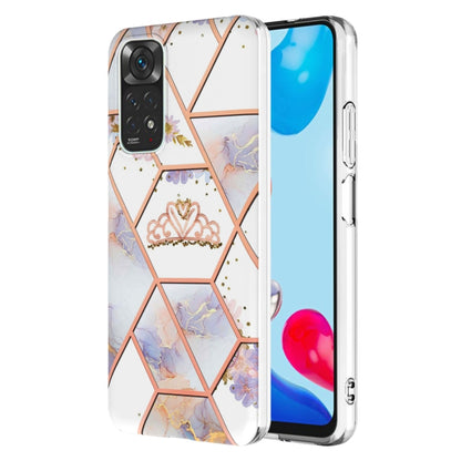 Splicing Marble Flower Pattern TPU Phone Case, For OPPO Realme C21Y, For Xiaomi Redmi Note 11 Pro 5G / 4G, For Xiaomi Redmi Note 11S/ Note 11 4G, For Samsung Galaxy A73 5G