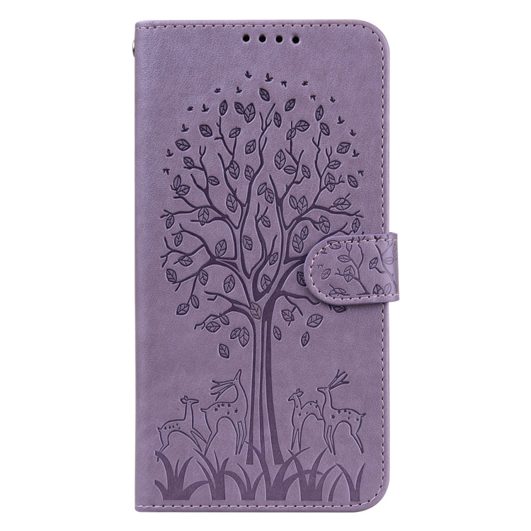 Tree & Deer Pattern Pressed Flip Leather Phone Case, For Xiaomi Redmi Note 10 Pro / Note 10 Pro Max, For Xiaomi Redmi Note 11 4G, For Xiaomi Redmi Note 11 Pro 4G / 5G, For Xiaomi Redmi Note 9 Pro / Note 9 Pro Max
