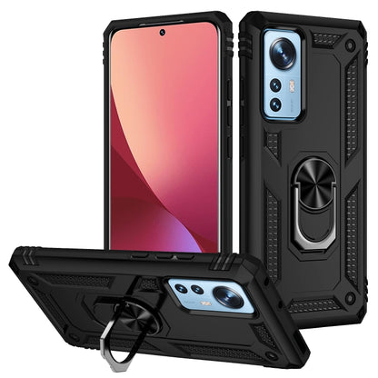 Shockproof TPU + PC Phone Case with Holder, For Xiaomi 12 Pro, For Xiaomi Poco X4 Pro 5G, For Xiaomi Redmi Note 11 Pro, For Motorola Edge 30 Pro, For Google Pixel 6a, For Google Pixel 7, For Google Pixel 7 Pro