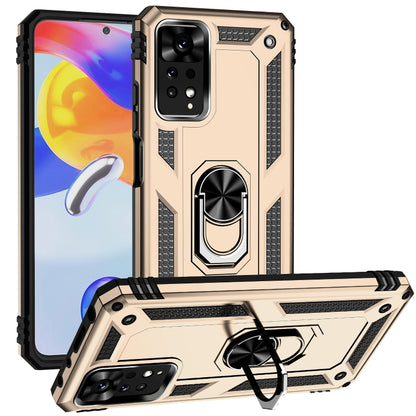 Shockproof TPU + PC Phone Case with Holder, For Xiaomi 12 Pro, For Xiaomi Poco X4 Pro 5G, For Xiaomi Redmi Note 11 Pro, For Motorola Edge 30 Pro, For Google Pixel 6a, For Google Pixel 7, For Google Pixel 7 Pro
