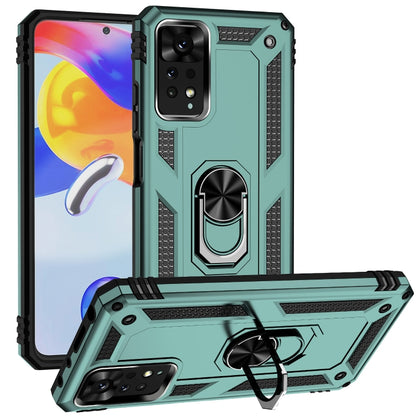 Shockproof TPU + PC Phone Case with Holder, For Xiaomi 12 Pro, For Xiaomi Poco X4 Pro 5G, For Xiaomi Redmi Note 11 Pro, For Motorola Edge 30 Pro, For Google Pixel 6a, For Google Pixel 7, For Google Pixel 7 Pro