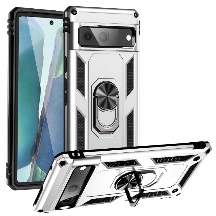 Shockproof TPU + PC Phone Case with Holder, For Xiaomi 12 Pro, For Xiaomi Poco X4 Pro 5G, For Xiaomi Redmi Note 11 Pro, For Motorola Edge 30 Pro, For Google Pixel 6a, For Google Pixel 7, For Google Pixel 7 Pro
