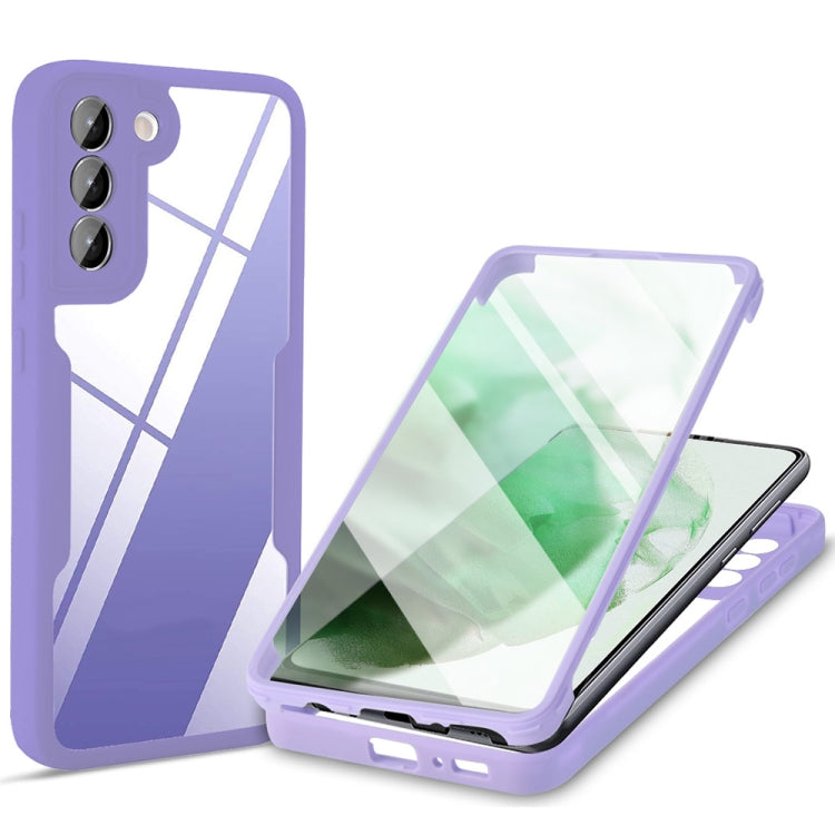 Acrylic + TPU 360 Degrees Full Coverage Shockproof Phone Case, For Samsung Galaxy S22+ 5G, For Samsung Galaxy S22 Ultra 5G, For Samsung Galaxy A21s, For Samsung Galaxy A22 4G