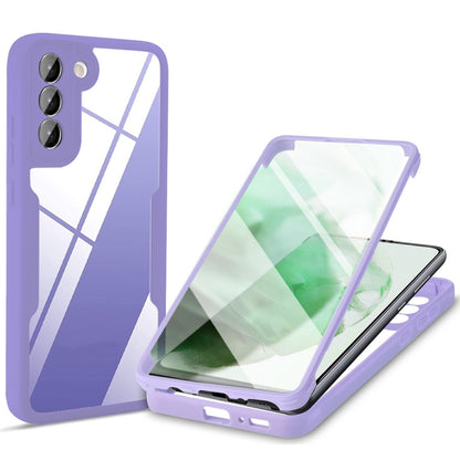 Acrylic + TPU 360 Degrees Full Coverage Shockproof Phone Case, For Samsung Galaxy S22+ 5G, For Samsung Galaxy S22 Ultra 5G, For Samsung Galaxy A21s, For Samsung Galaxy A22 4G