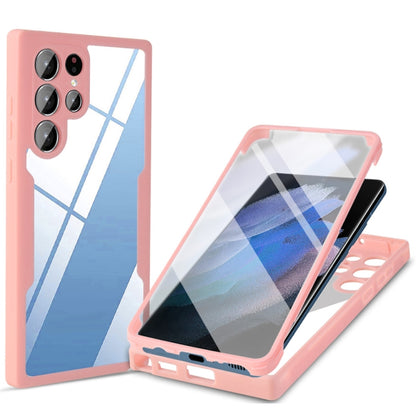 Acrylic + TPU 360 Degrees Full Coverage Shockproof Phone Case, For Samsung Galaxy S22+ 5G, For Samsung Galaxy S22 Ultra 5G, For Samsung Galaxy A21s, For Samsung Galaxy A22 4G