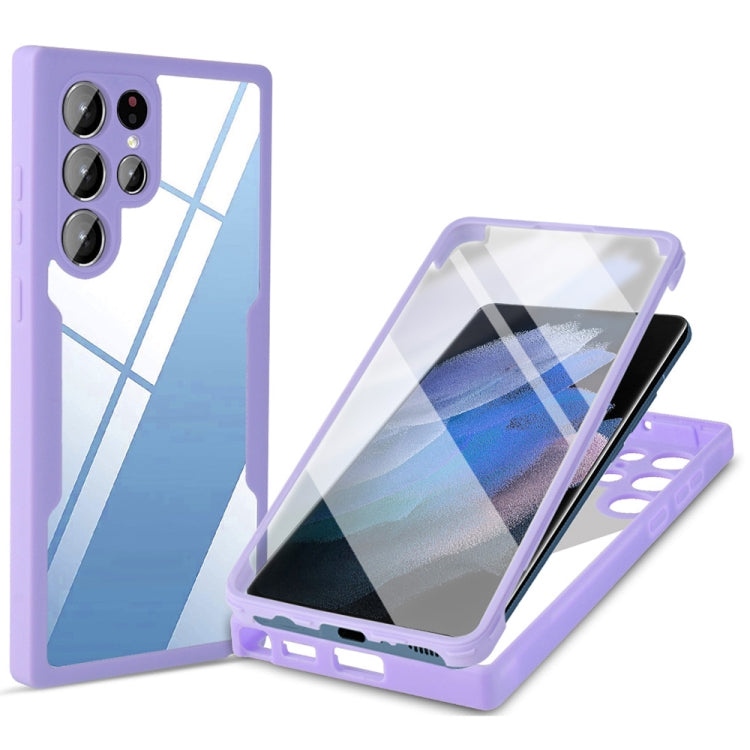 Acrylic + TPU 360 Degrees Full Coverage Shockproof Phone Case, For Samsung Galaxy S22+ 5G, For Samsung Galaxy S22 Ultra 5G, For Samsung Galaxy A21s, For Samsung Galaxy A22 4G