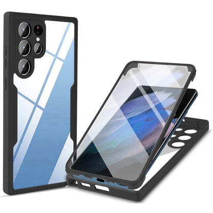 Acrylic + TPU 360 Degrees Full Coverage Shockproof Phone Case, For Samsung Galaxy S22+ 5G, For Samsung Galaxy S22 Ultra 5G, For Samsung Galaxy A21s, For Samsung Galaxy A22 4G
