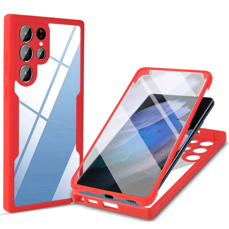 Acrylic + TPU 360 Degrees Full Coverage Shockproof Phone Case, For Samsung Galaxy S22+ 5G, For Samsung Galaxy S22 Ultra 5G, For Samsung Galaxy A21s, For Samsung Galaxy A22 4G