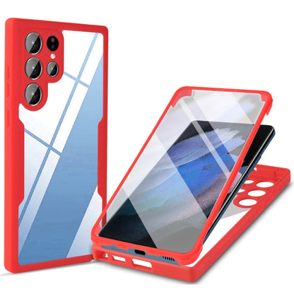 Acrylic + TPU 360 Degrees Full Coverage Shockproof Phone Case, For Samsung Galaxy S22+ 5G, For Samsung Galaxy S22 Ultra 5G, For Samsung Galaxy A21s, For Samsung Galaxy A22 4G