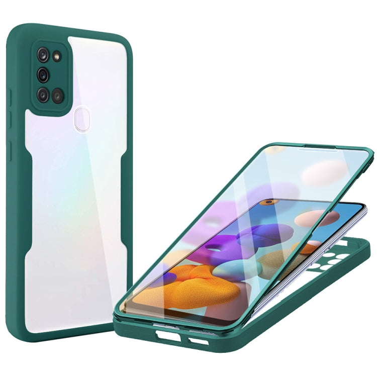 Acrylic + TPU 360 Degrees Full Coverage Shockproof Phone Case, For Samsung Galaxy S22+ 5G, For Samsung Galaxy S22 Ultra 5G, For Samsung Galaxy A21s, For Samsung Galaxy A22 4G