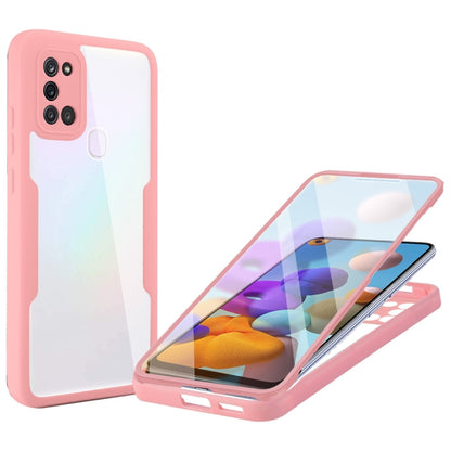 Acrylic + TPU 360 Degrees Full Coverage Shockproof Phone Case, For Samsung Galaxy S22+ 5G, For Samsung Galaxy S22 Ultra 5G, For Samsung Galaxy A21s, For Samsung Galaxy A22 4G