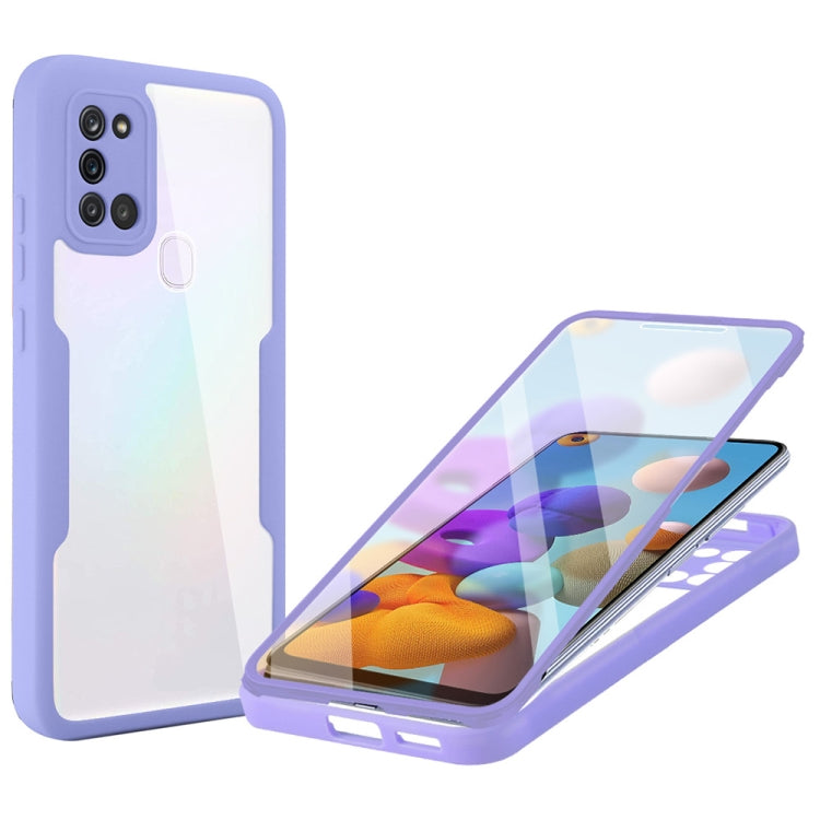 Acrylic + TPU 360 Degrees Full Coverage Shockproof Phone Case, For Samsung Galaxy S22+ 5G, For Samsung Galaxy S22 Ultra 5G, For Samsung Galaxy A21s, For Samsung Galaxy A22 4G