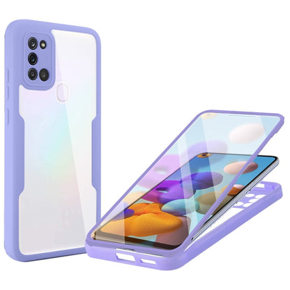 Acrylic + TPU 360 Degrees Full Coverage Shockproof Phone Case, For Samsung Galaxy S22+ 5G, For Samsung Galaxy S22 Ultra 5G, For Samsung Galaxy A21s, For Samsung Galaxy A22 4G