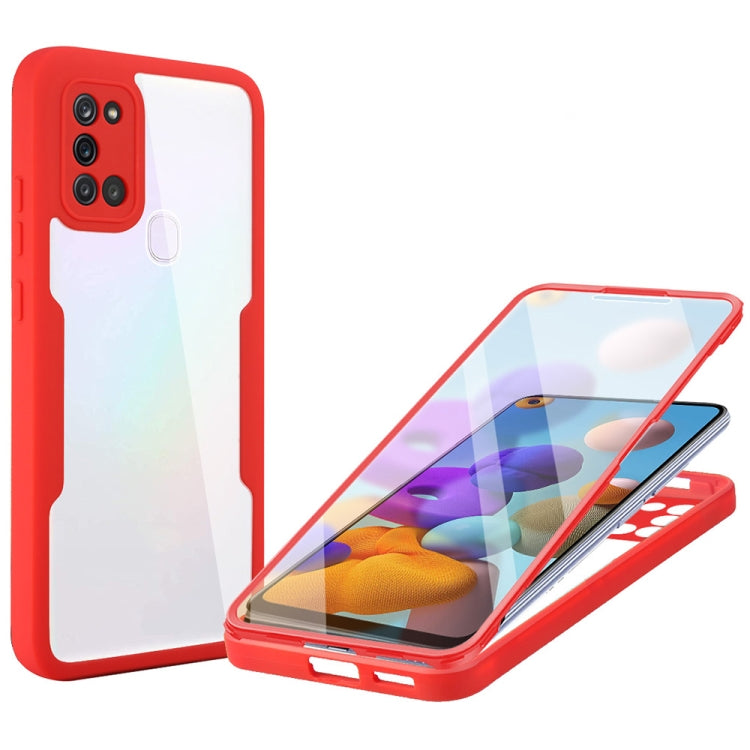 Acrylic + TPU 360 Degrees Full Coverage Shockproof Phone Case, For Samsung Galaxy S22+ 5G, For Samsung Galaxy S22 Ultra 5G, For Samsung Galaxy A21s, For Samsung Galaxy A22 4G