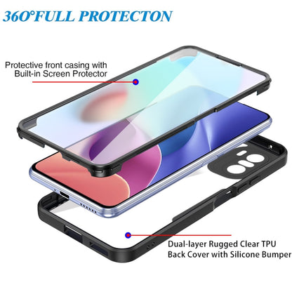Acrylic + TPU 360 Degrees Full Coverage Shockproof Phone Case, For Xiaomi Redmi  K40, For Xiaomi Redmi Note 11 4G Global, For Xiaomi Poco X3 NFC / X3