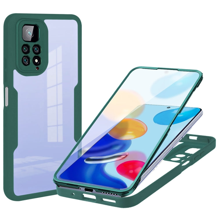 Acrylic + TPU 360 Degrees Full Coverage Shockproof Phone Case, For Xiaomi Redmi  K40, For Xiaomi Redmi Note 11 4G Global, For Xiaomi Poco X3 NFC / X3