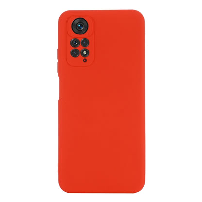 Pure Color Liquid Silicone Shockproof Full Coverage Phone Case, For Xiaomi Redmi Note 11S/ Note 11 4G