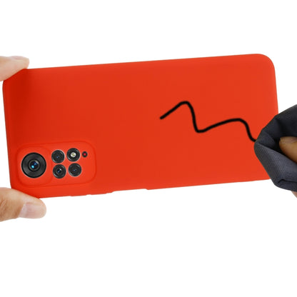 Pure Color Liquid Silicone Shockproof Full Coverage Phone Case, For Xiaomi Redmi Note 11S/ Note 11 4G