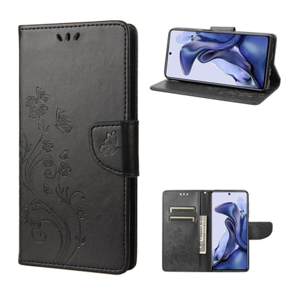 Embossed Butterfly Pattern Flip Leather Phone Case, For Xiaomi Redmi Note 11 4G / Note 11S, For Xiaomi Poco X4 Pro 5G