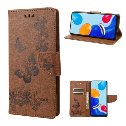 Butterfly Embossed Horizontal Flip Leather Phone Case, For Xiaomi Redmi Note 11 4G / Note 11S, For Xiaomi Poco X4 Pro 5G