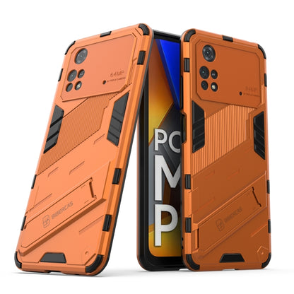 Punk Armor 2 in 1 PC + TPU Shockproof Phone Case with Invisible Holder, For Xiaomi Redmi Note 11 Pro 5G Gobal, For Xiaomi Poco M4 Pro 4G, For Xiaomi Poco X4 Pro 5G