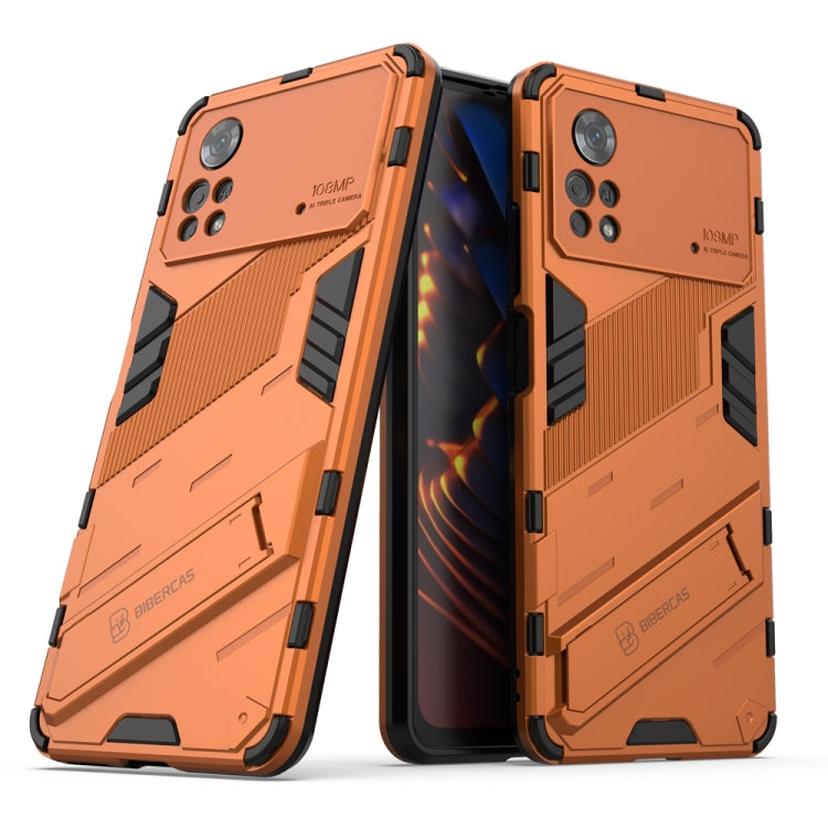 Punk Armor 2 in 1 PC + TPU Shockproof Phone Case with Invisible Holder, For Xiaomi Redmi Note 11 Pro 5G Gobal, For Xiaomi Poco M4 Pro 4G, For Xiaomi Poco X4 Pro 5G