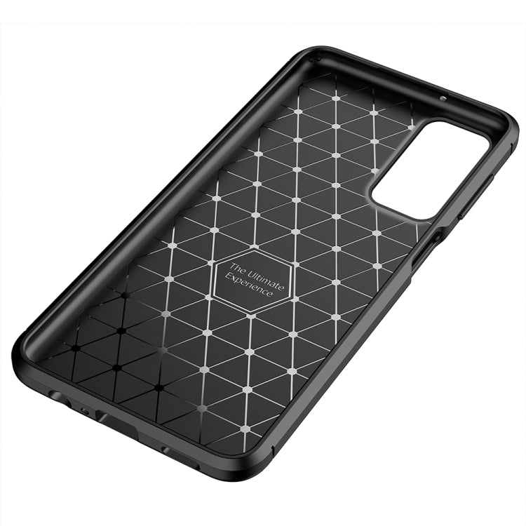 Carbon Fiber Texture Shockproof TPU Phone Case, For Samsung Galaxy M23 / F23, For Xiaomi Redmi Note 11E 5G