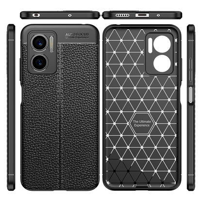Litchi Texture TPU Shockproof Phone Case, For Samsung Galaxy M23 / F23, For Xiaomi Redmi Note 11E 5G