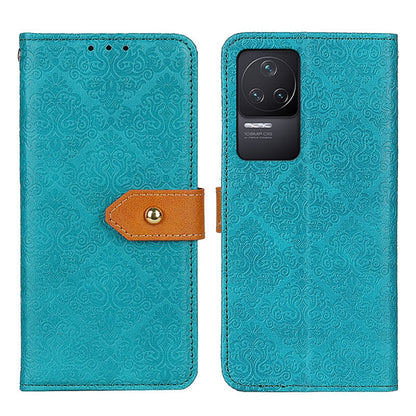 European Floral Embossed Leather Phone Case, For Xiaomi Redmi 10C/Redmi 10 India/Redmi 10 Power/Poco C40, For Xiaomi Redmi K40S/Redmi K40S Pro 5G/Xiaomi Poco F4 5G, For Xiaomi Redmi K50 / K50 Pro