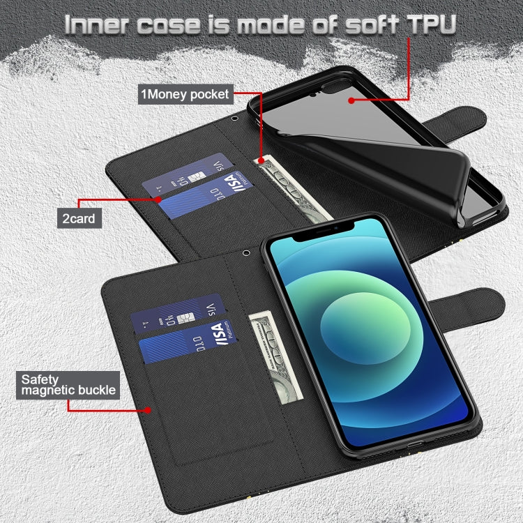 3D Painting Pattern TPU + PU Leather Phone Case, For OnePlus 9RT 5G, For OnePlus Nord 2 5G