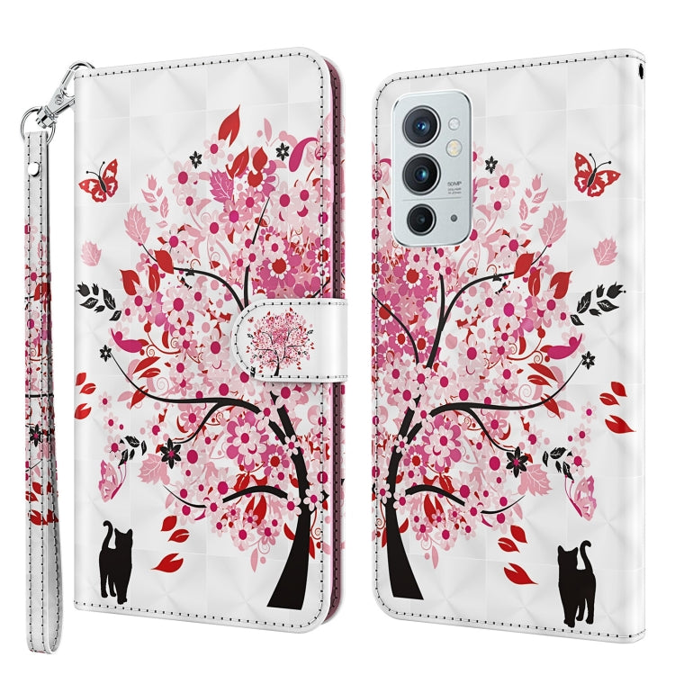 3D Painting Pattern TPU + PU Leather Phone Case, For OnePlus 9RT 5G, For OnePlus Nord 2 5G