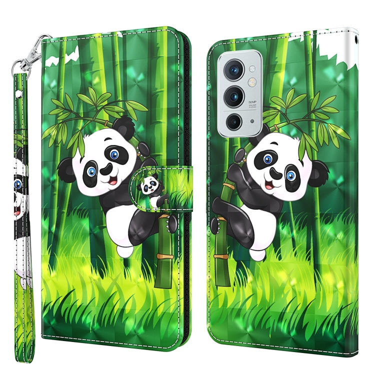 3D Painting Pattern TPU + PU Leather Phone Case, For OnePlus 9RT 5G, For OnePlus Nord 2 5G