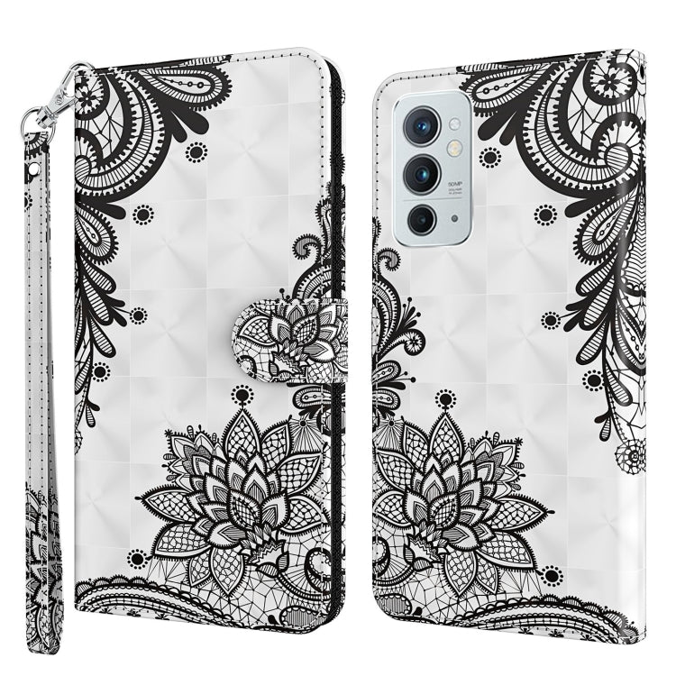 3D Painting Pattern TPU + PU Leather Phone Case, For OnePlus 9RT 5G, For OnePlus Nord 2 5G
