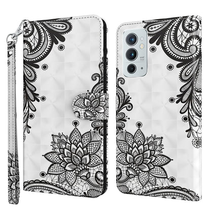 3D Painting Pattern TPU + PU Leather Phone Case, For OnePlus 9RT 5G, For OnePlus Nord 2 5G