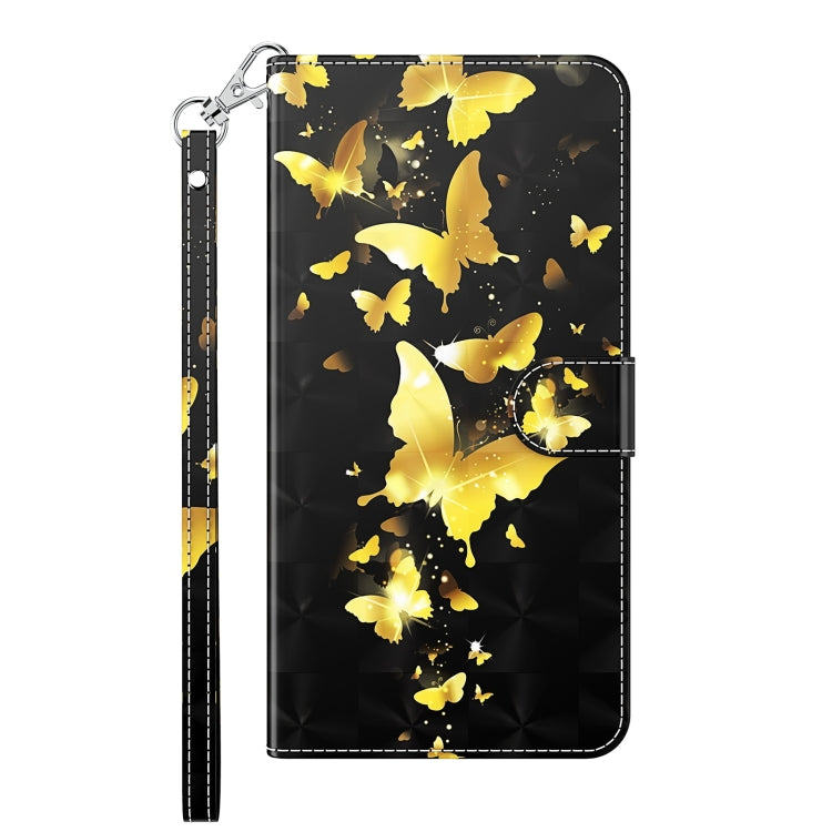 3D Painting Pattern TPU + PU Leather Phone Case, For OnePlus Nord CE 5G, For OnePlus Nord N200 5G