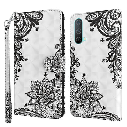 3D Painting Pattern TPU + PU Leather Phone Case, For OnePlus Nord CE 5G, For OnePlus Nord N200 5G