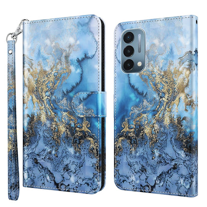 3D Painting Pattern TPU + PU Leather Phone Case, For OnePlus Nord CE 5G, For OnePlus Nord N200 5G