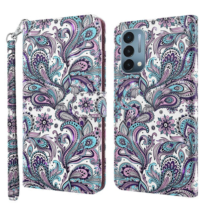 3D Painting Pattern TPU + PU Leather Phone Case, For OnePlus Nord CE 5G, For OnePlus Nord N200 5G