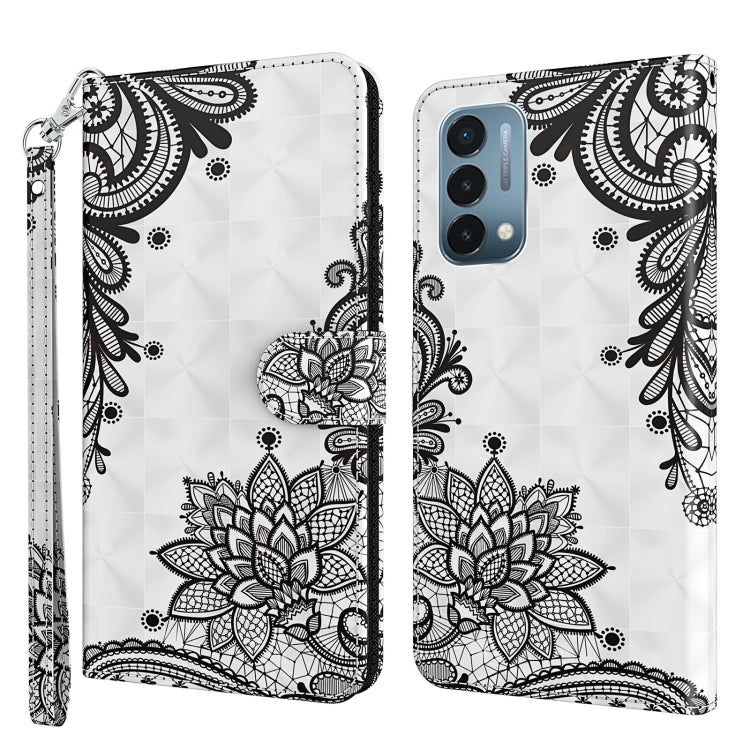 3D Painting Pattern TPU + PU Leather Phone Case, For OnePlus Nord CE 5G, For OnePlus Nord N200 5G