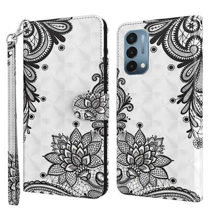 3D Painting Pattern TPU + PU Leather Phone Case, For OnePlus Nord CE 5G, For OnePlus Nord N200 5G