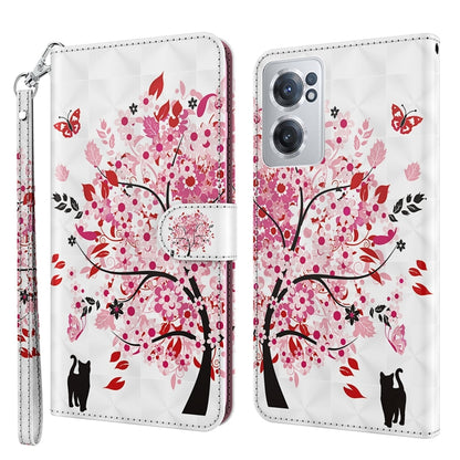 3D Painting Pattern TPU + PU Leather Phone Case, For OnePlus Nord CE 2 5G, For OnePlus 10 Pro