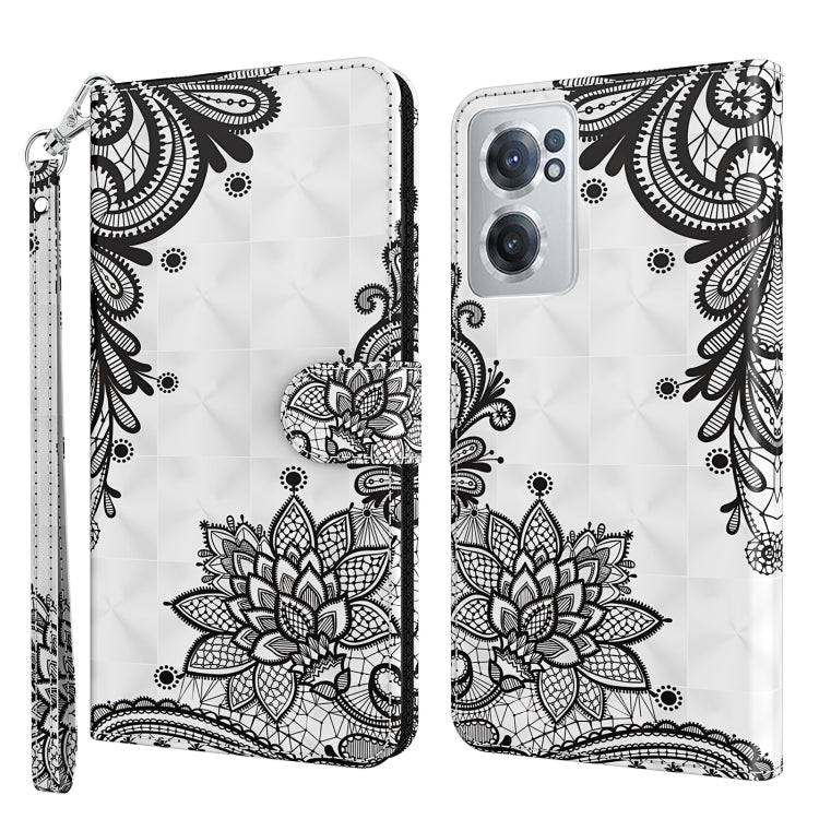3D Painting Pattern TPU + PU Leather Phone Case, For OnePlus Nord CE 2 5G, For OnePlus 10 Pro