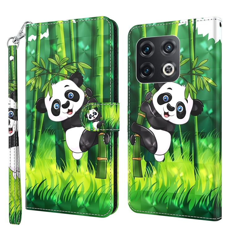 3D Painting Pattern TPU + PU Leather Phone Case, For OnePlus Nord CE 2 5G, For OnePlus 10 Pro