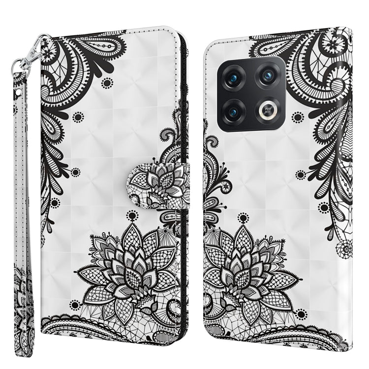 3D Painting Pattern TPU + PU Leather Phone Case, For OnePlus Nord CE 2 5G, For OnePlus 10 Pro