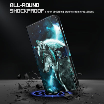 3D Painting Pattern TPU + PU Leather Phone Case, For Sony Xperia 5 III