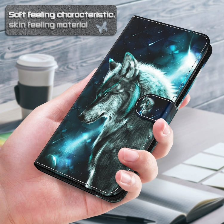 3D Painting Pattern TPU + PU Leather Phone Case, For Sony Xperia 5 III