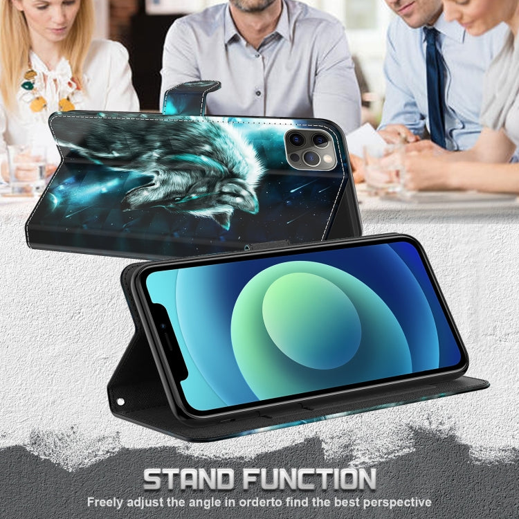 3D Painting Pattern TPU + PU Leather Phone Case, For Sony Xperia 5 III