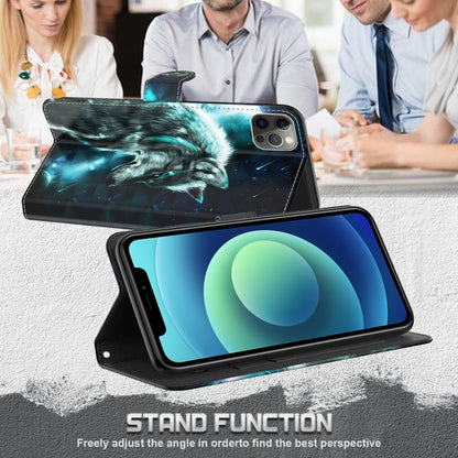 3D Painting Pattern TPU + PU Leather Phone Case, For Sony Xperia 5 III